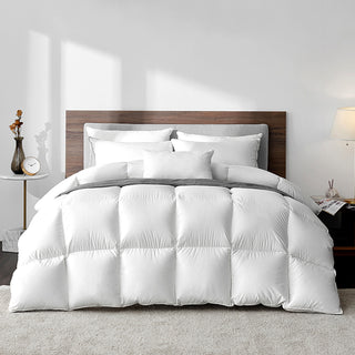 Down Comforter, Down Duvet, 800 Loft European White 