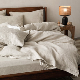 Experience premium French linen bedding at Linens Delight