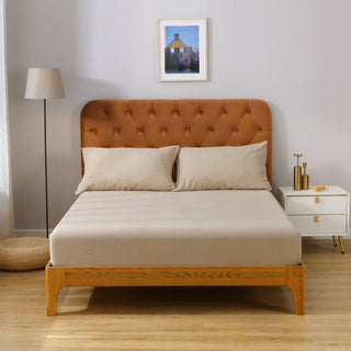 100% French Linen Fitted Sheet