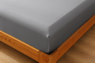 100% Cotton Fitted Sheet Grey
