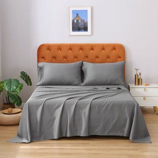 100% Cotton Sheet Set Grey