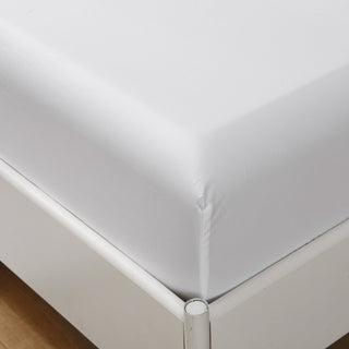 100% Cotton Fitted Sheet White