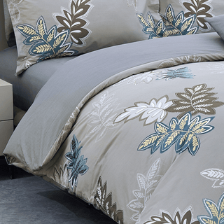 100% Cotton Maya Duvet Cover Set - Linens Delight -