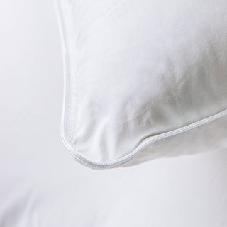 650 Loft European White Down Pillow corner