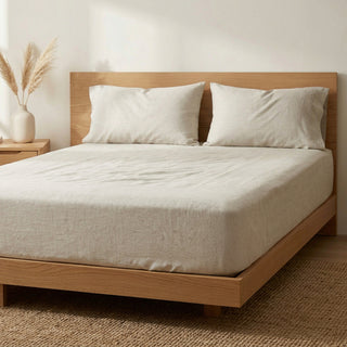 Bamboo Linen Fitted Sheet