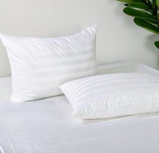 Damask Pillow Protector – 100% Cotton - Linens Delight -