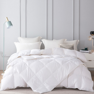 Down & Feather Duvet in a bedroom